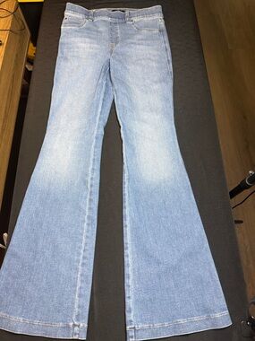 SPANX Light Blue Flare Jeans